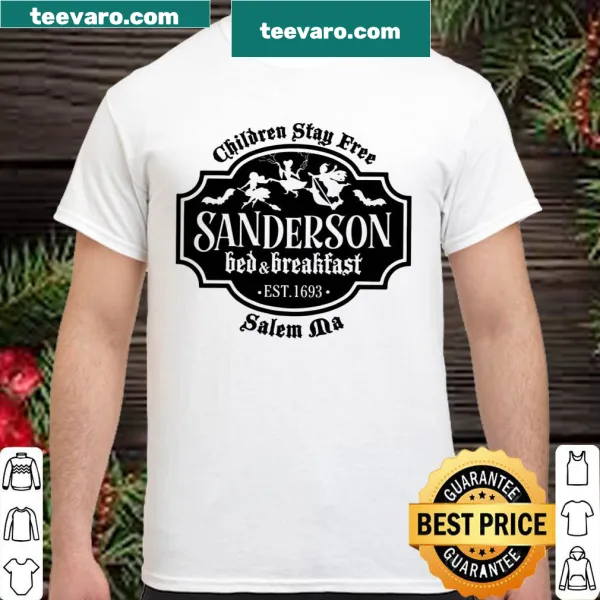 Charming shirt with Sanderson Bed and Breakfast design featuring warm phrases