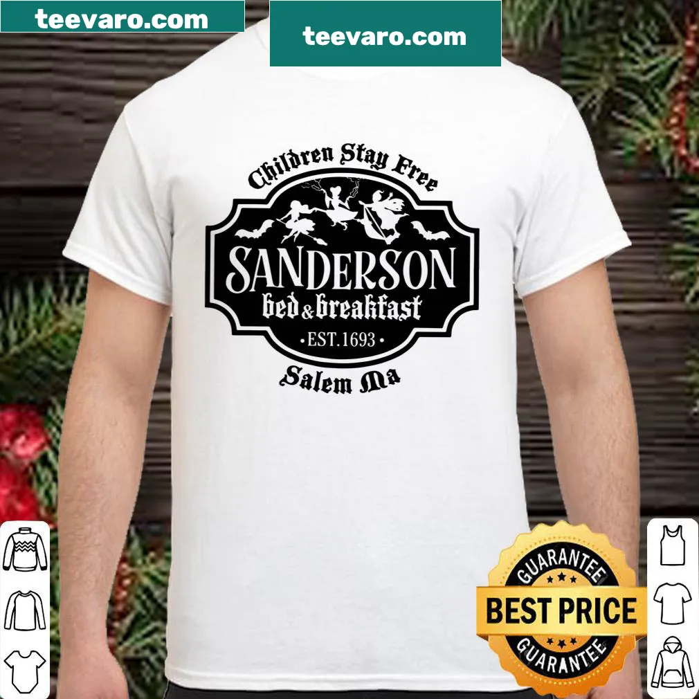Charming shirt with Sanderson Bed and Breakfast design featuring warm phrases