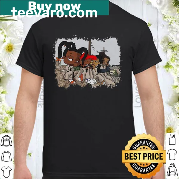 Cartoon illustration shirt inspired by Set It Off band