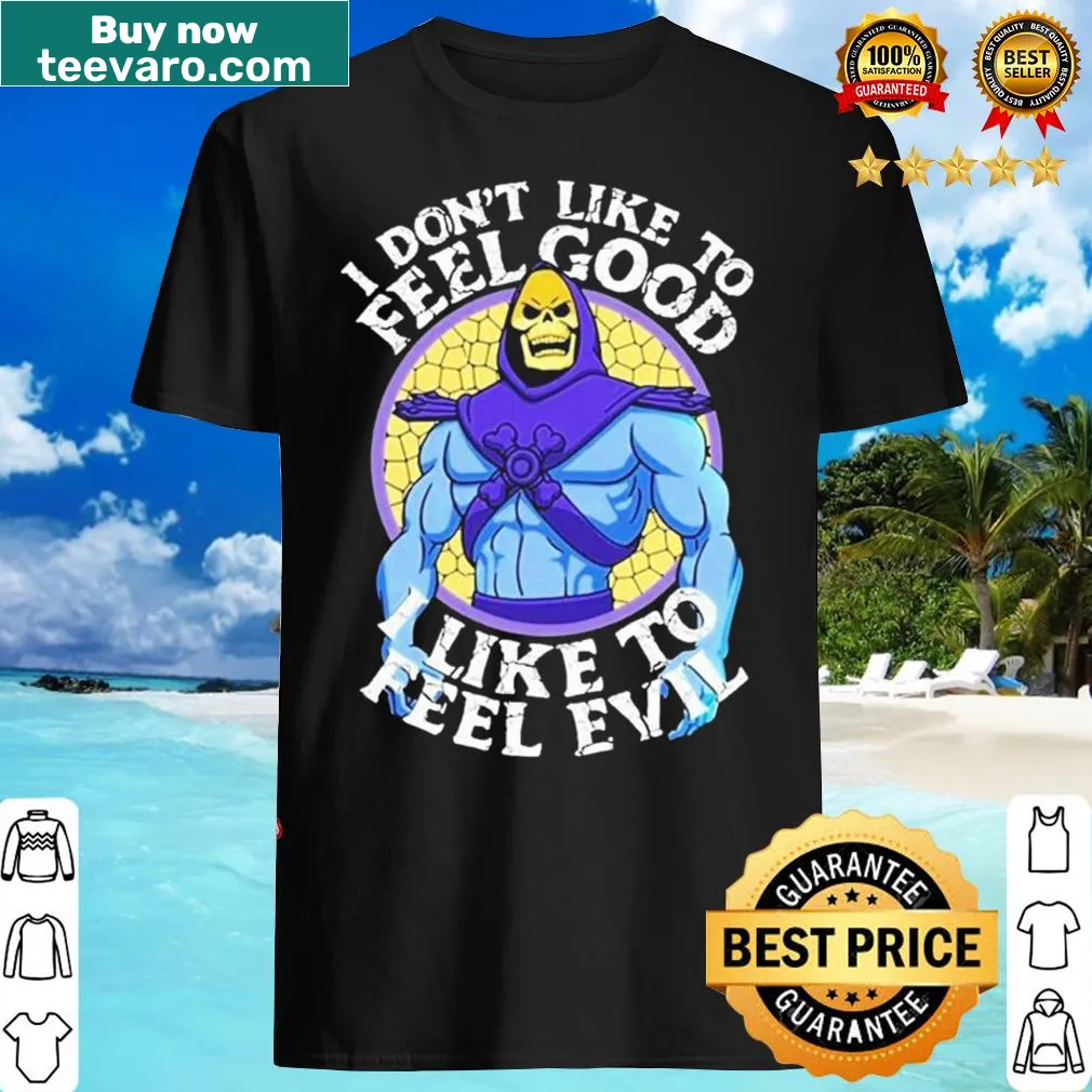 Funny Skeletor shirt with a playful evil theme