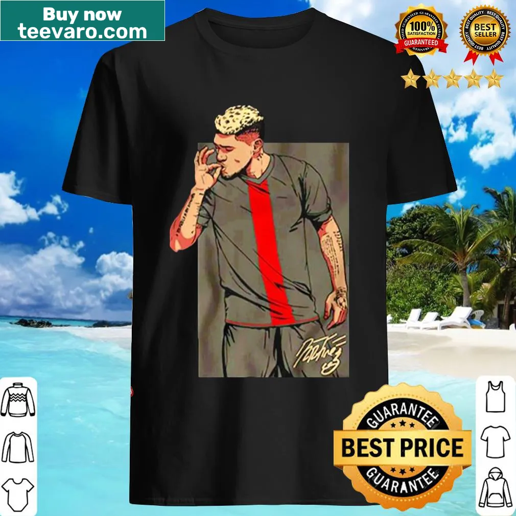 T-shirt featuring Smokin' Josef Martinez signature