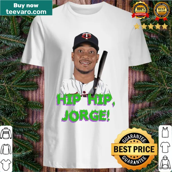 Cartoon character Jorge with playful text