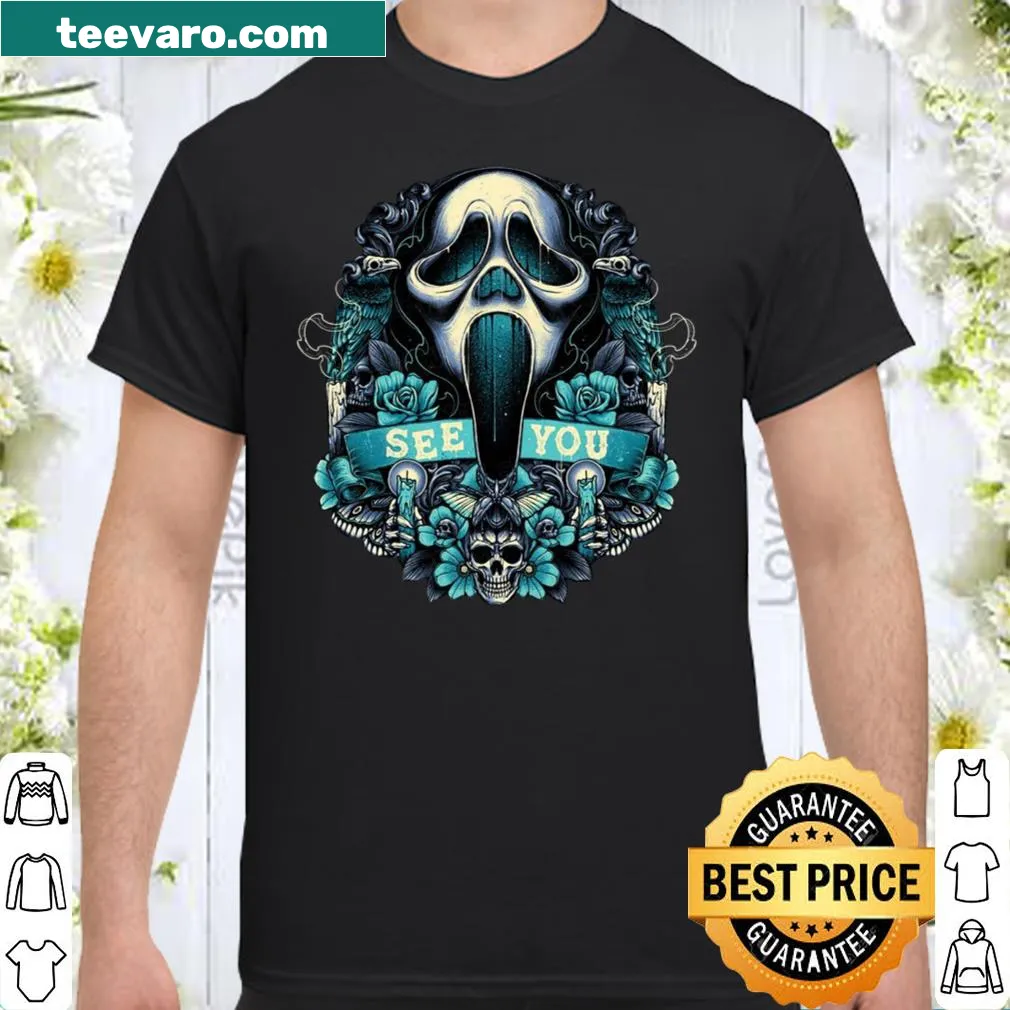 Shirt with a graphic design of the Symbol of the Ghost