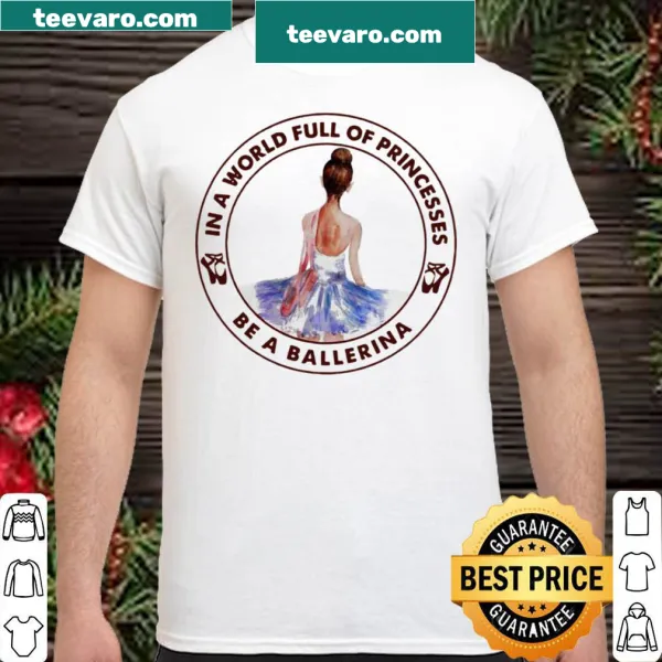 Inspirational shirt promoting individuality with ballerina design