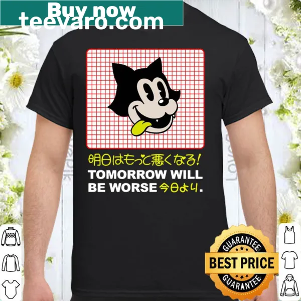 Midnight themed shirt with a humorous phrase about tomorrow