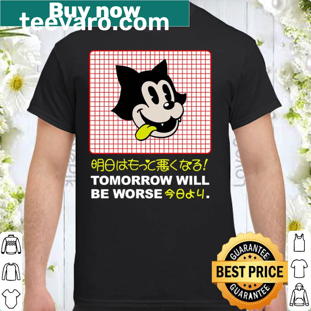 Midnight themed shirt with a humorous phrase about tomorrow