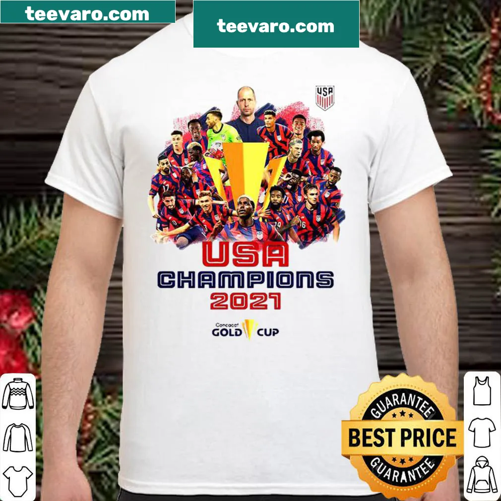 USA soccer championship shirt with bold graphics