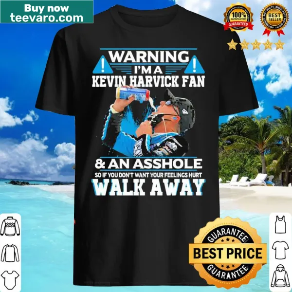 Bold shirt declaring Kevin Harvick fandom with playful warning