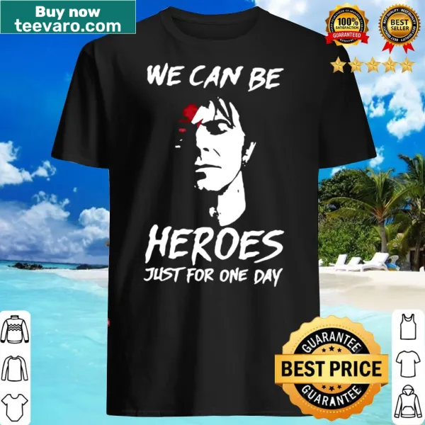 Halloween T-shirt with inspirational phrase about being heroes