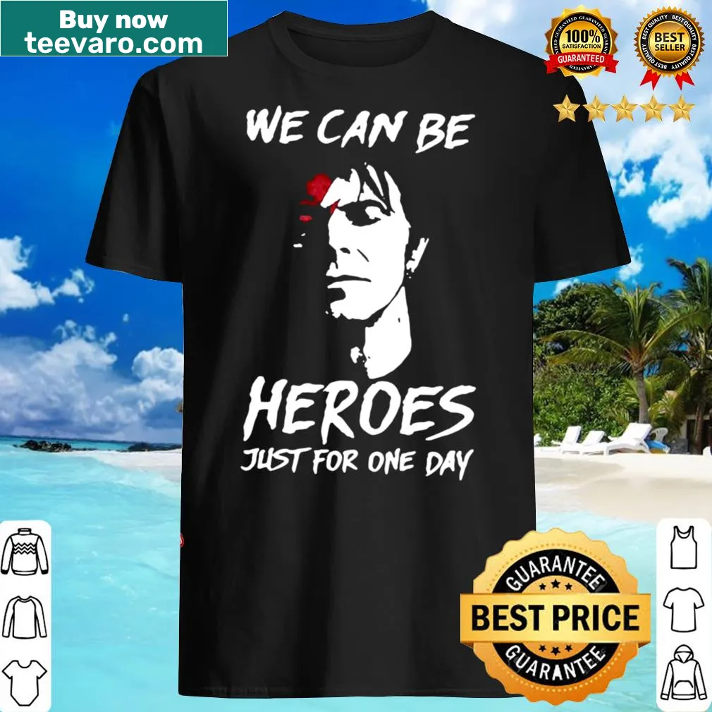 Halloween T-shirt with inspirational phrase about being heroes