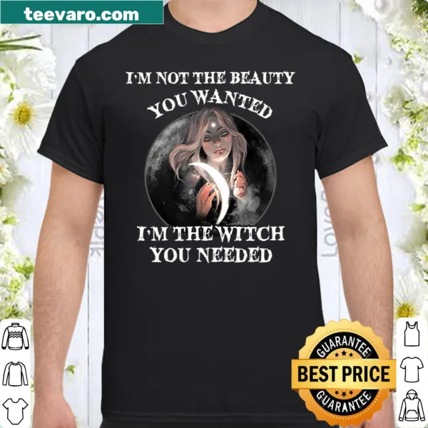 Witch-themed shirt with empowering text about beauty