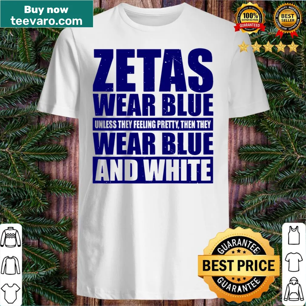 Zeta-1920 shirt with playful text Feeling Pretty for team spirit