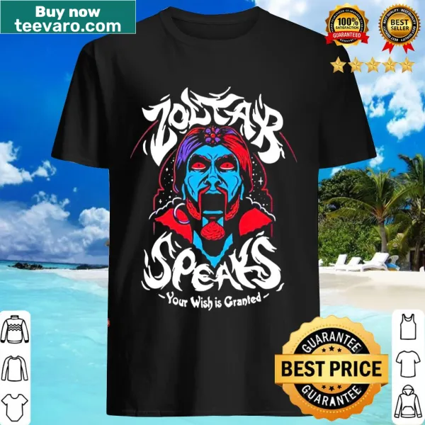 Fortune teller Zoltar graphic t-shirt with whimsical text