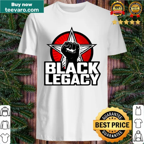 Text graphic reading 'Black Legacy' celebrating heritage