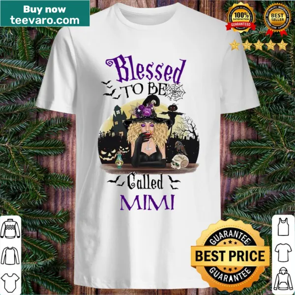 Halloween t-shirt with the phrase 'Blessed To Be Called Minnie'.