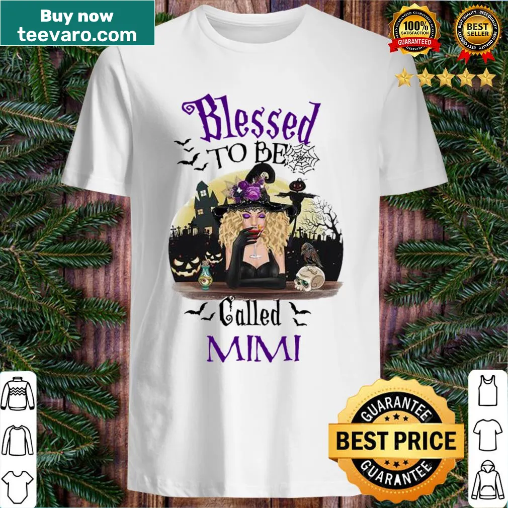 Halloween t-shirt with the phrase 'Blessed To Be Called Minnie'.