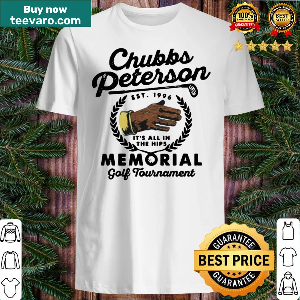 T-shirt for the Chubbs Peterson Golf Tournament with playful golf graphics