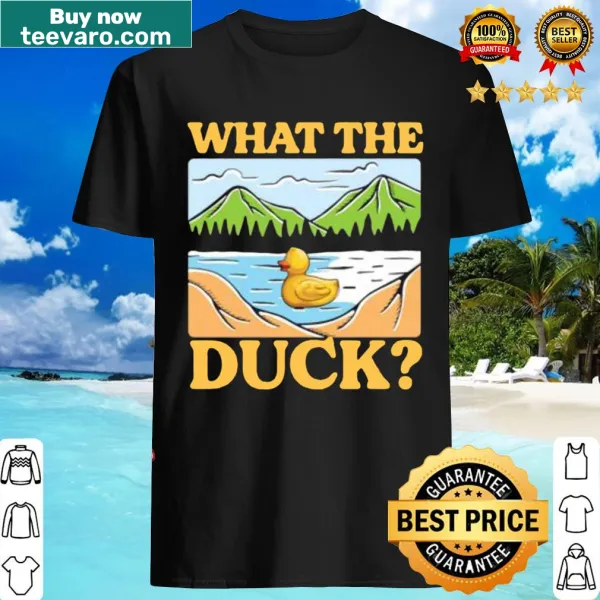Cartoon duck t-shirt for bird enthusiasts and fans
