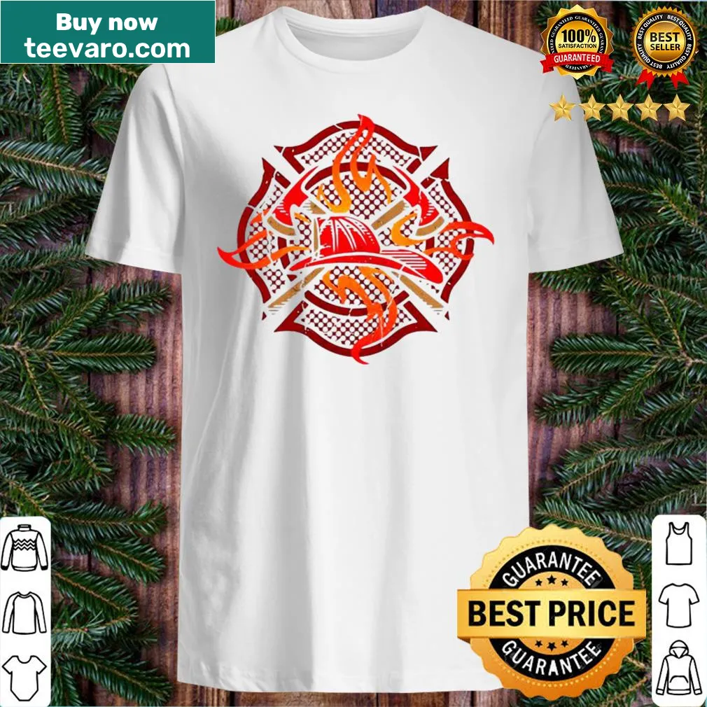 Firefighter T-shirt with crest design showcasing pride in the profession