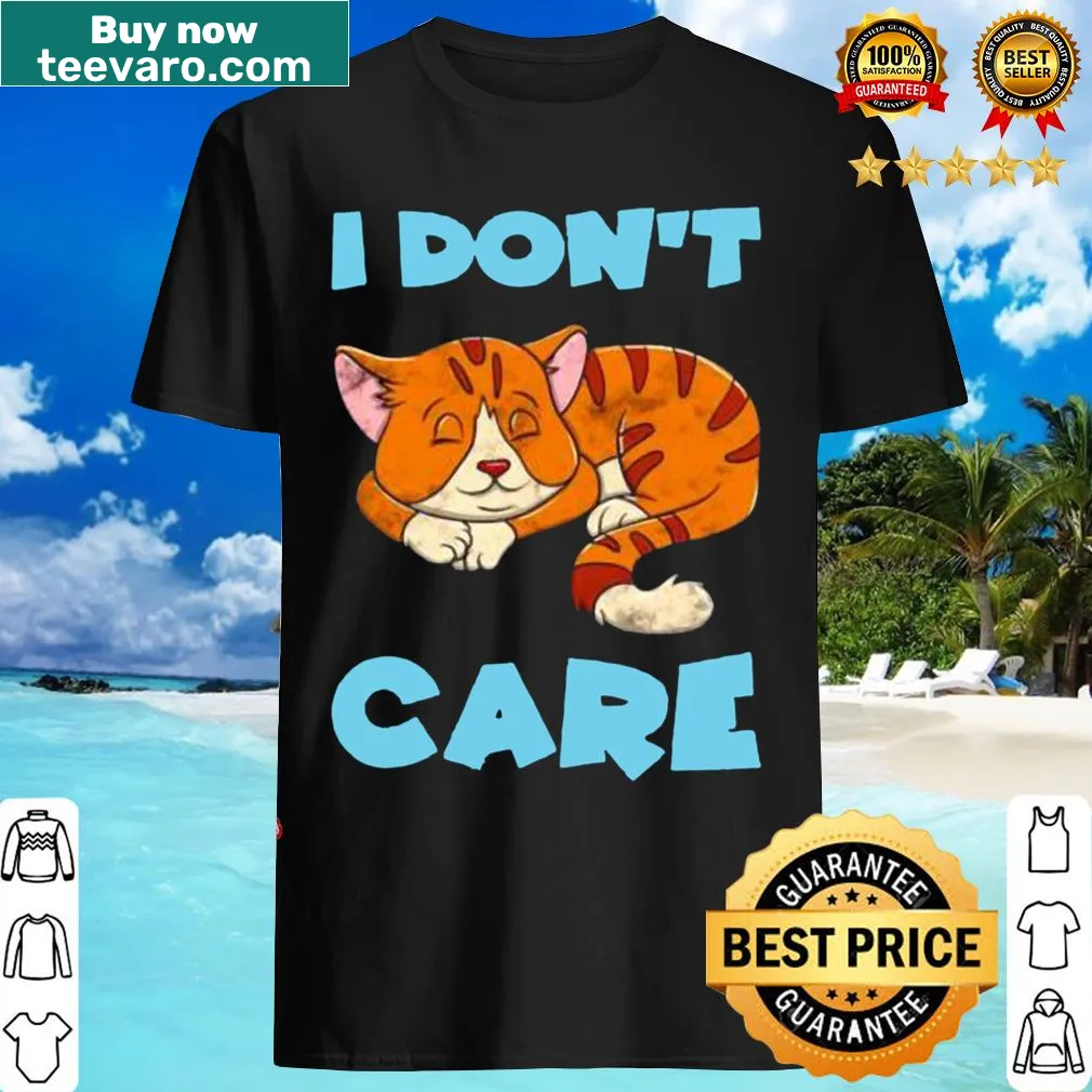 Kawaii t-shirt with sarcastic humor and cute cat graphics