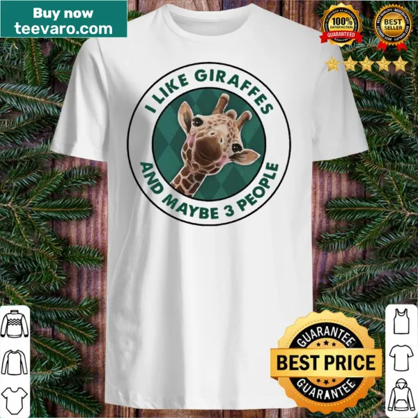 Fun giraffe-themed shirt with humorous text