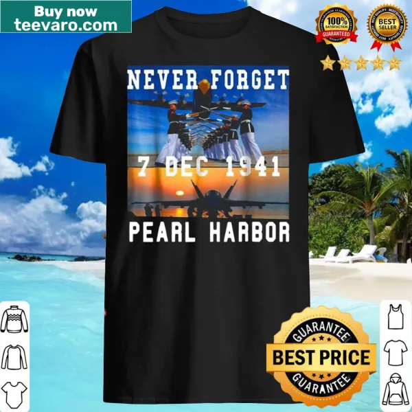 T-shirt honoring Pearl Harbor Navy veterans with date 7 Dec 1941