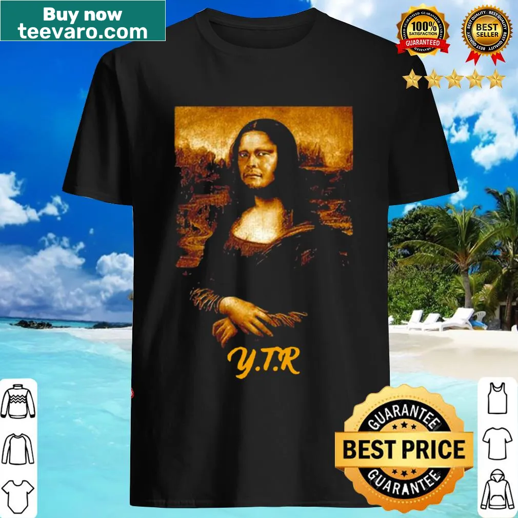 Toru Yano as Mona Lisa illustration on a T-shirt