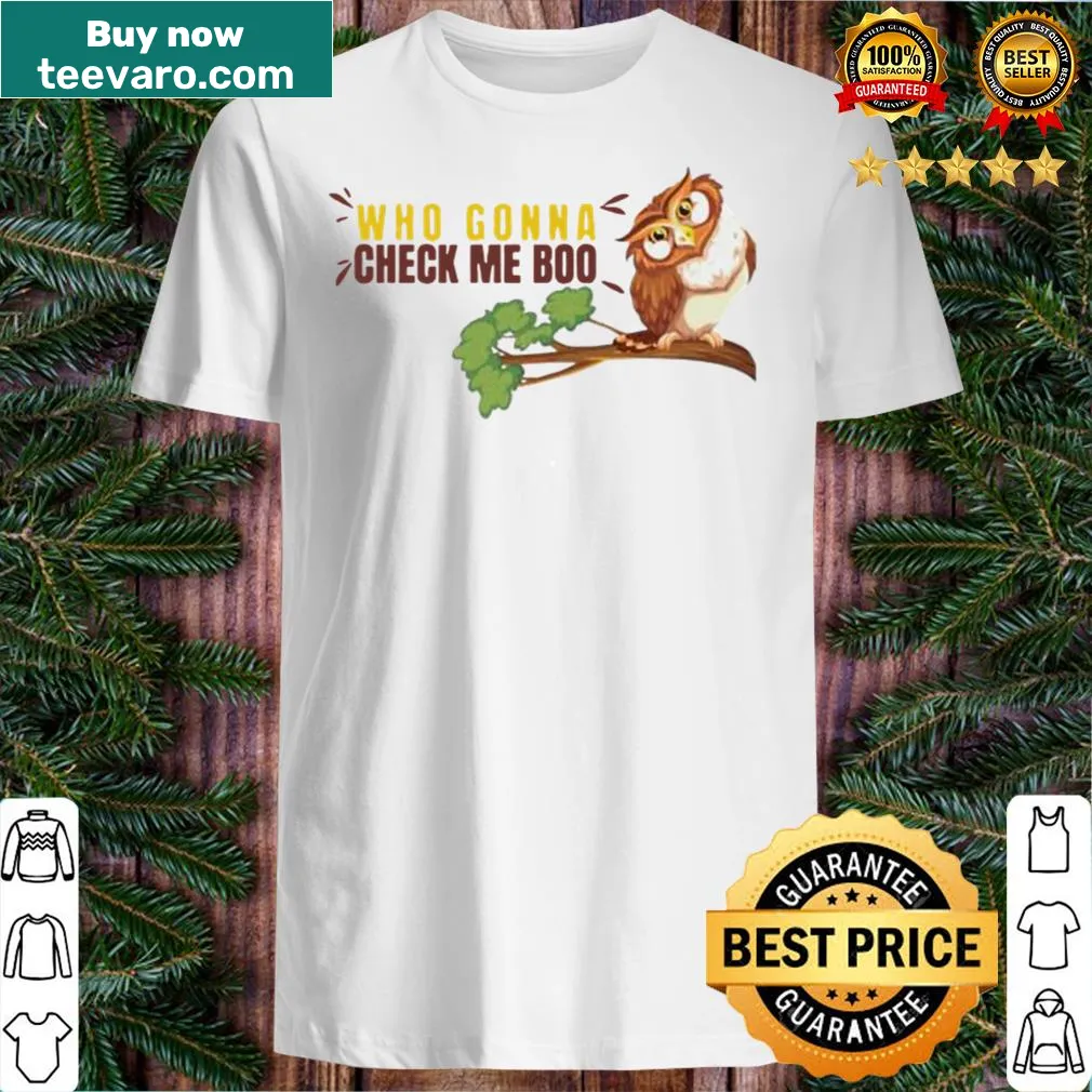 Humorous t-shirt featuring an owl and playful text