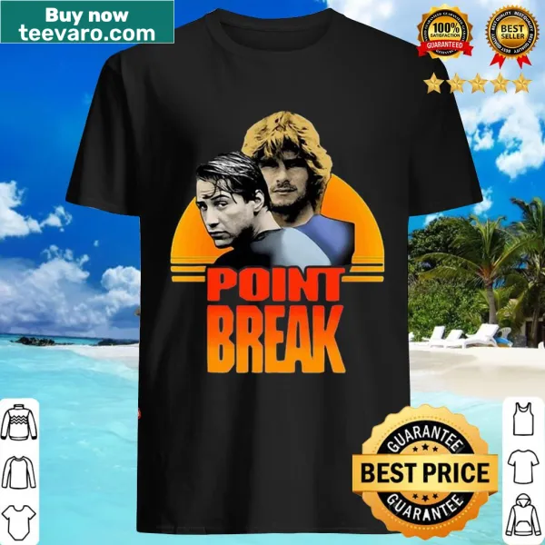 Vintage retro Point Break movie poster graphic