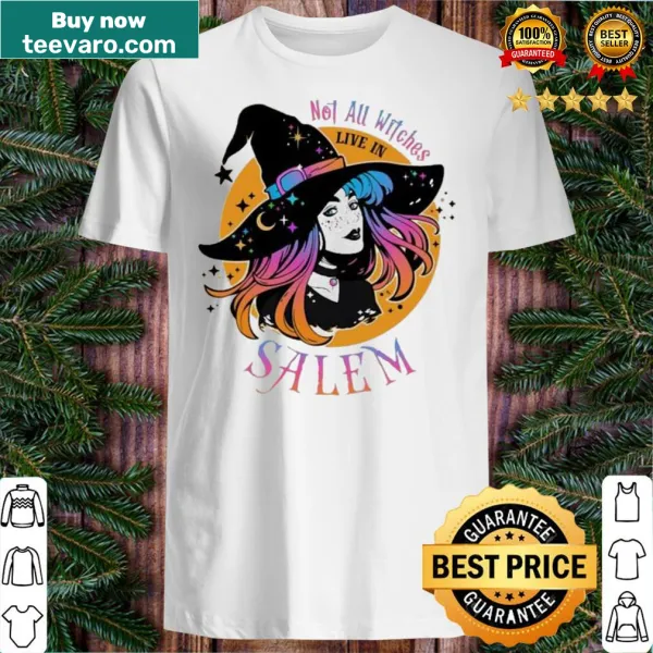 Playful Halloween shirt featuring a witch girl graphic