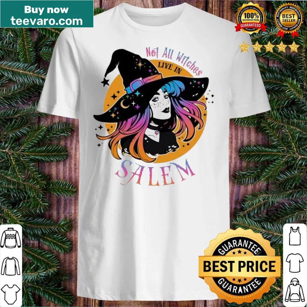 Playful Halloween shirt featuring a witch girl graphic