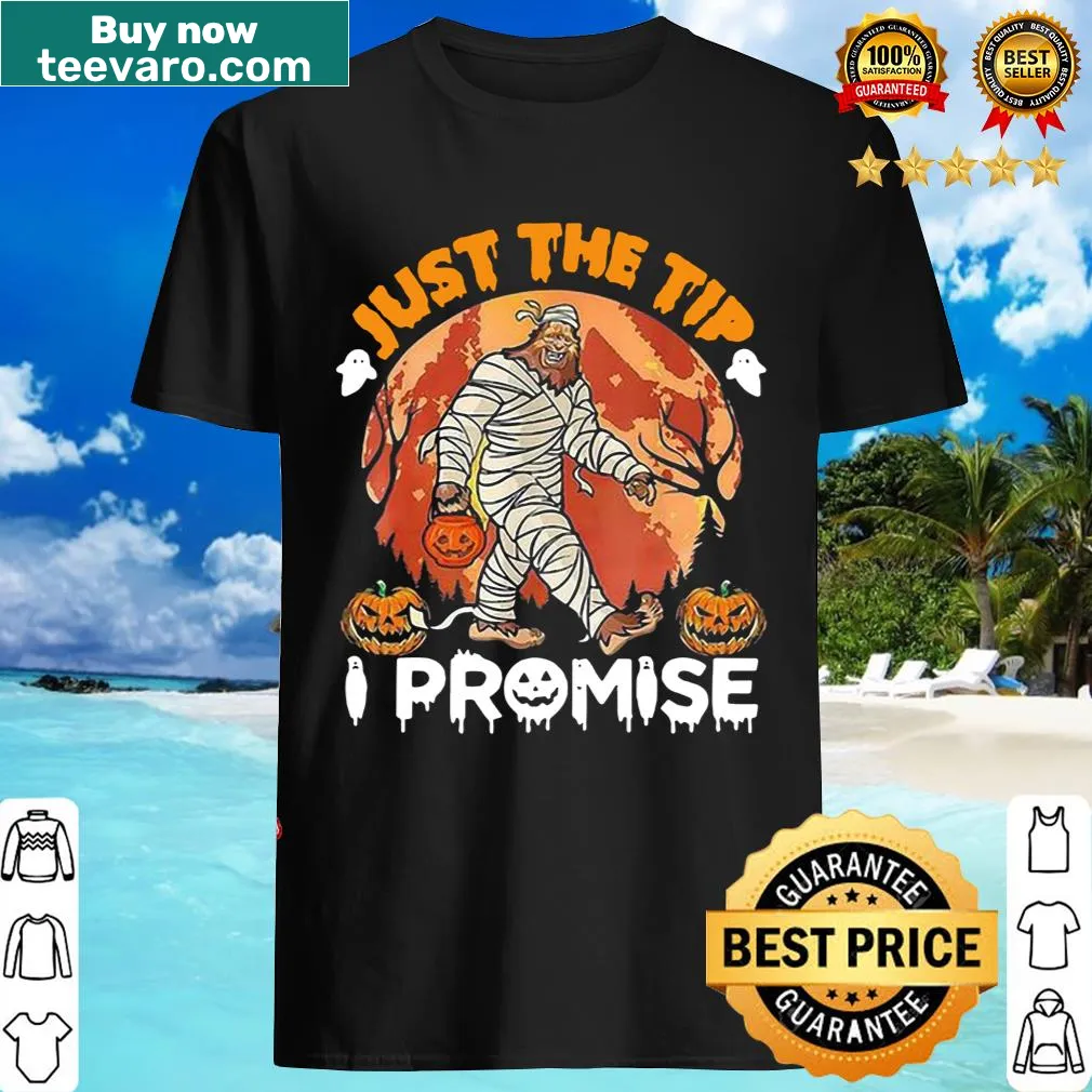 Humorous Halloween shirt featuring Bigfoot and mummies with funny text