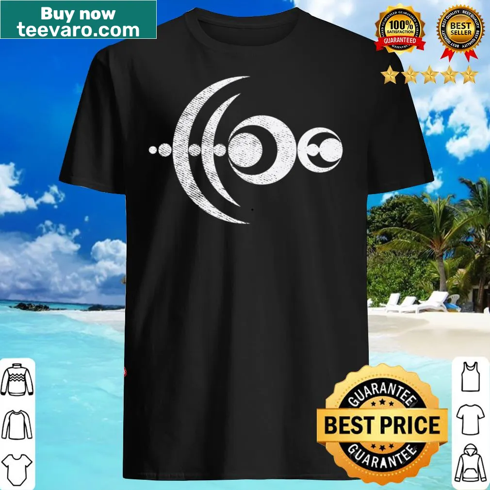 Whimsical shirt featuring a playful crop circle graphic