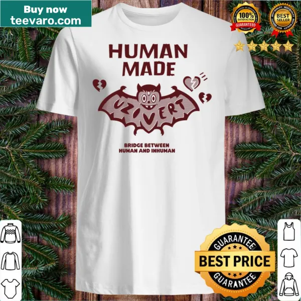 Typographic shirt featuring the phrase Human Made Lil Uzi Vert