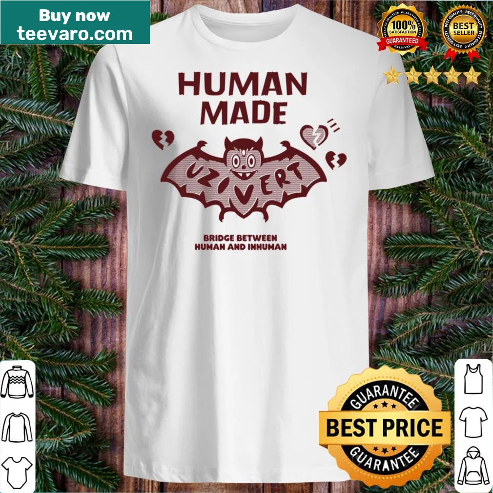 Typographic shirt featuring the phrase Human Made Lil Uzi Vert