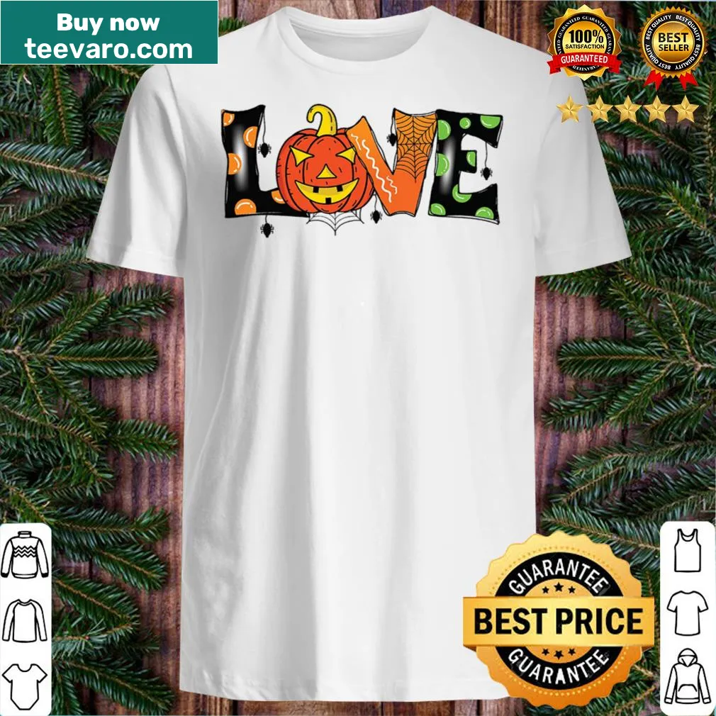 Playful Halloween-themed graphics displayed on a t-shirt