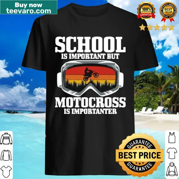 Vintage motocross-themed T-shirt with a playful slogan