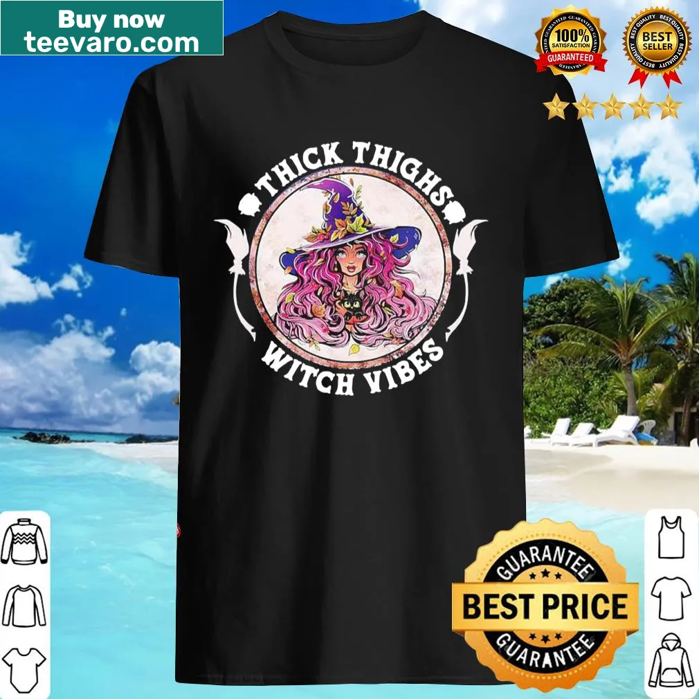 Whimsical t-shirt celebrating body positivity with witch vibes