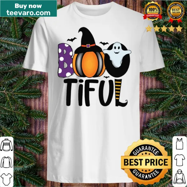 Cute Halloween shirt with playful 'Boo' design