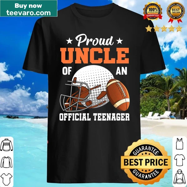 Proud uncle shirt celebrating a 13th birthday