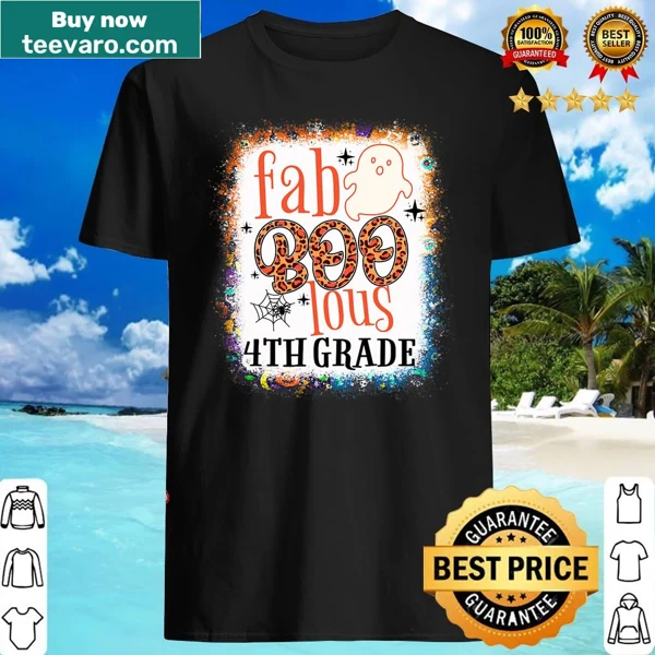 Halloween shirt for fourth graders with 'Boo Crew' text