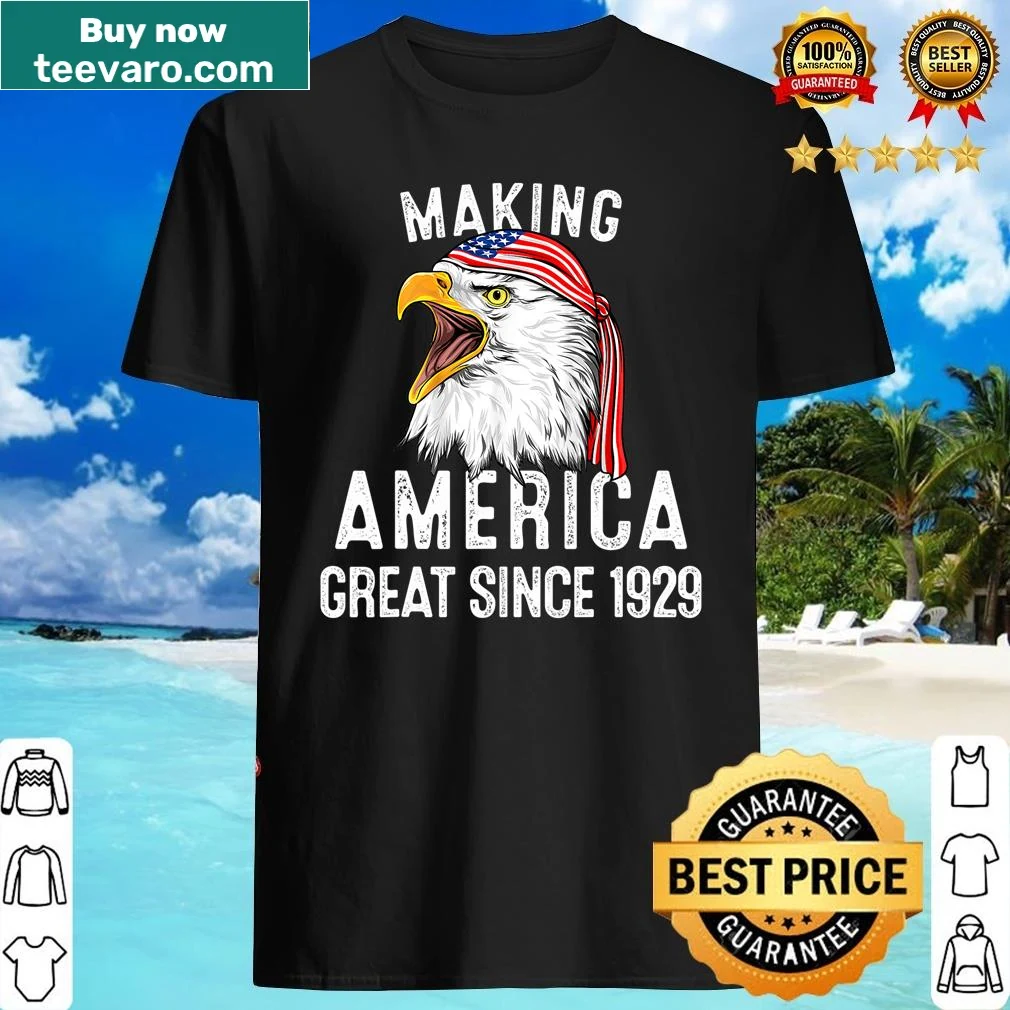 Shirt celebrating a 93rd birthday with patriotic text