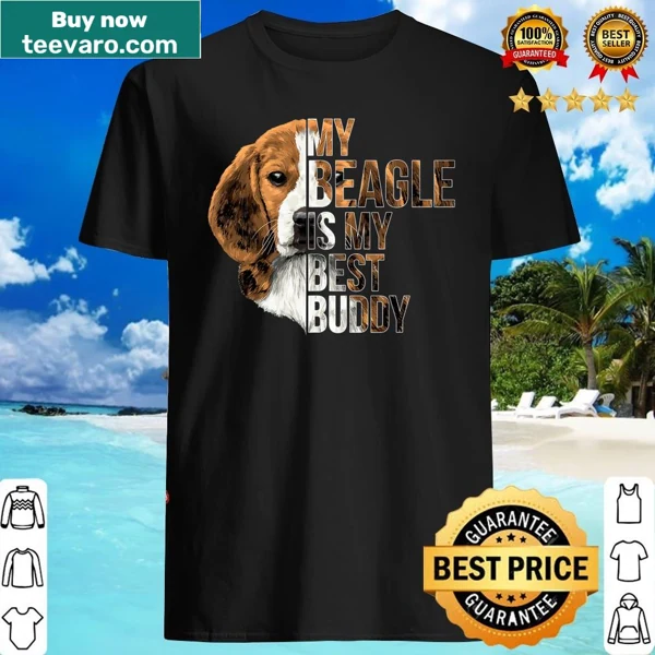 Illustrated shirt featuring the phrase 'A TRUE Friend' with a beagle graphic