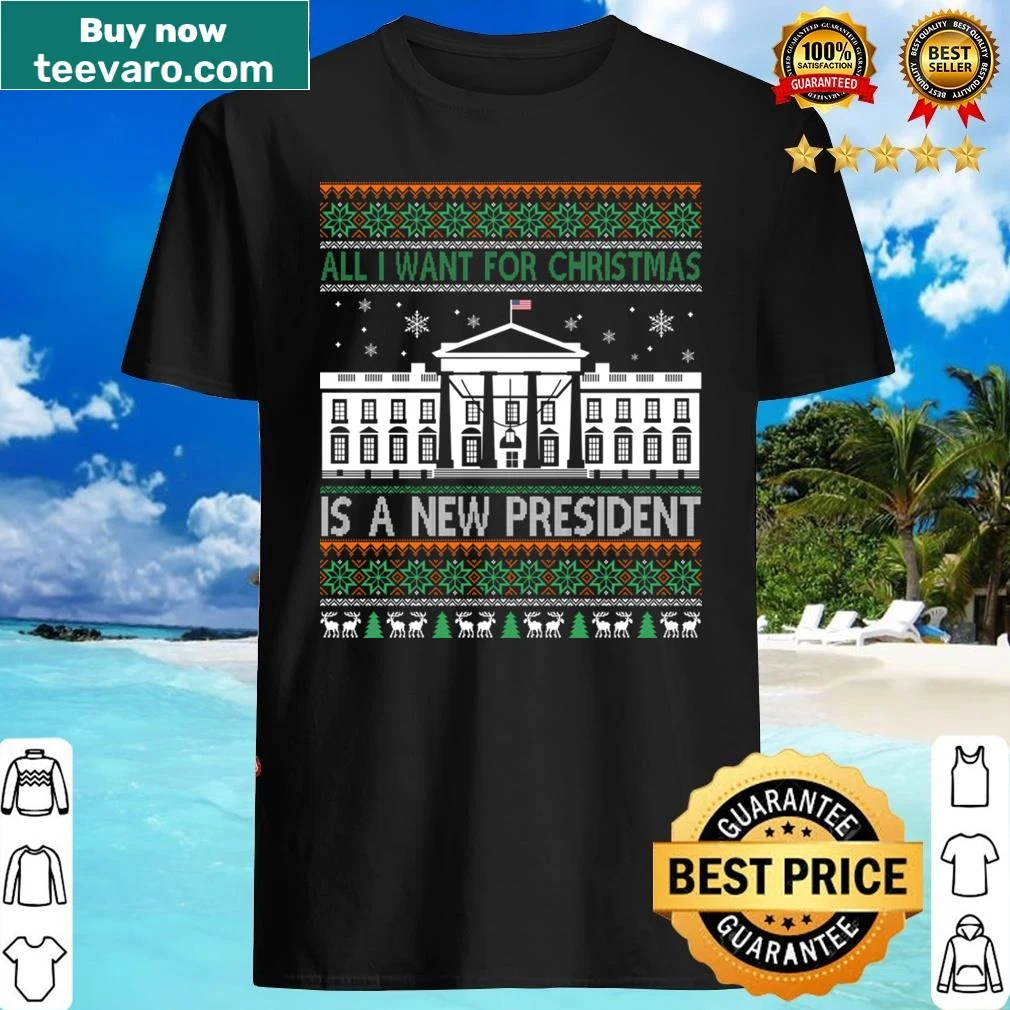 Sarcastic Christmas shirt with political message