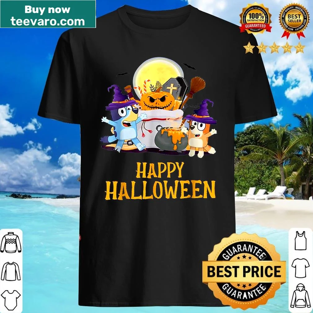 Vintage Halloween shirt with funny B-lueys graphic