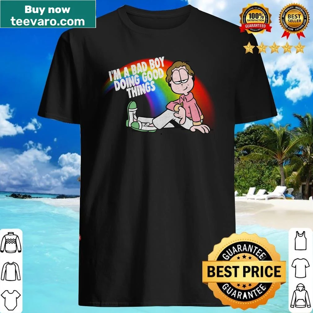 Vintage meme design on Bad Boy Sexy Jon shirt