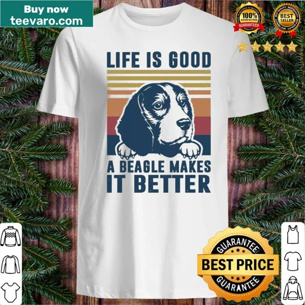 Cute beagle illustration shirt for dog lovers