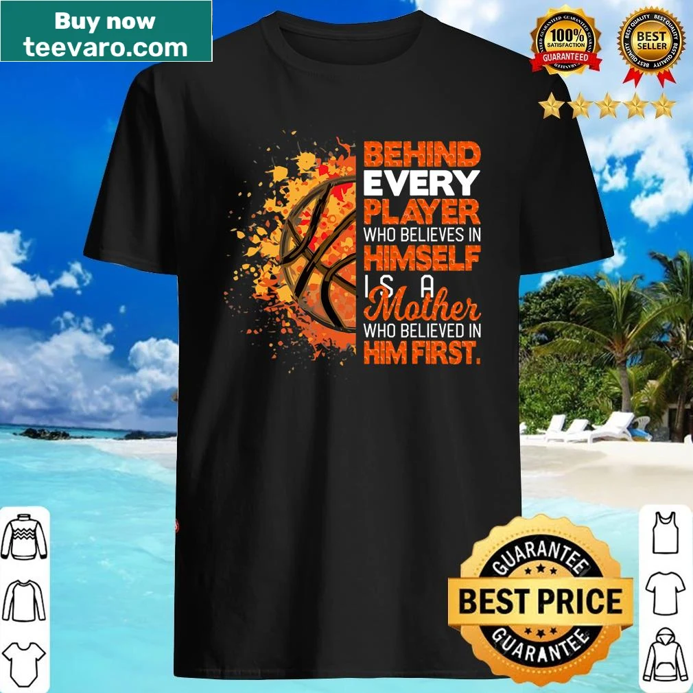 Proud Basketball Mom shirt with supportive message