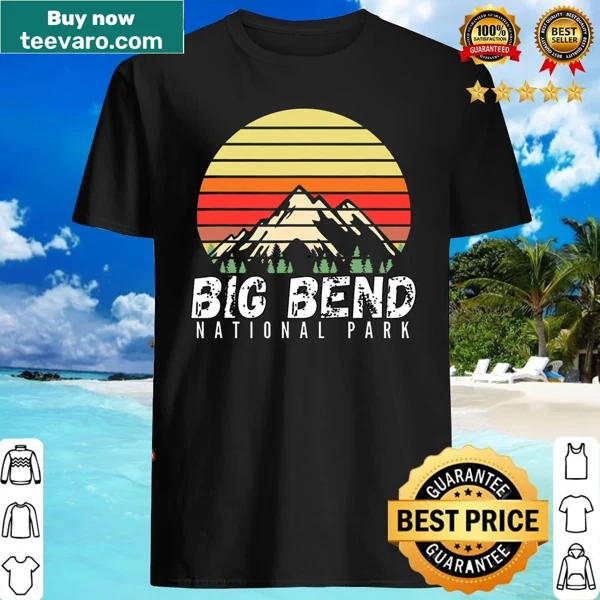 Tourist shirt featuring Big Bend National Park design