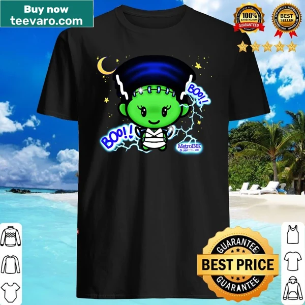 Cartoon design of a friendly monster bride for Halloween